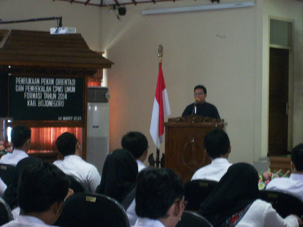 Pembukaan Pekan Orientasi Dan Pembekalan CPNS Formasi Umum Tahun 2014