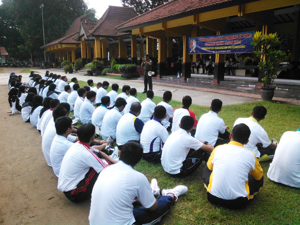 Pembinaan Disiplin CPNS Formasi Umum Tahun 2104 Kab. Bojonegoro