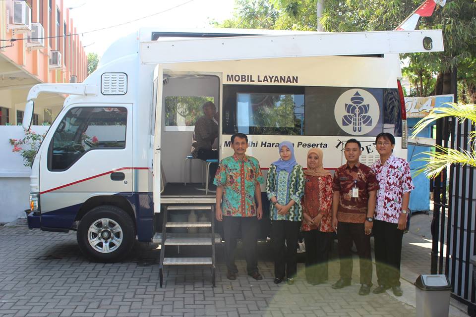 Mobil layanan Taspen keliling di Kab. Bojonegoro