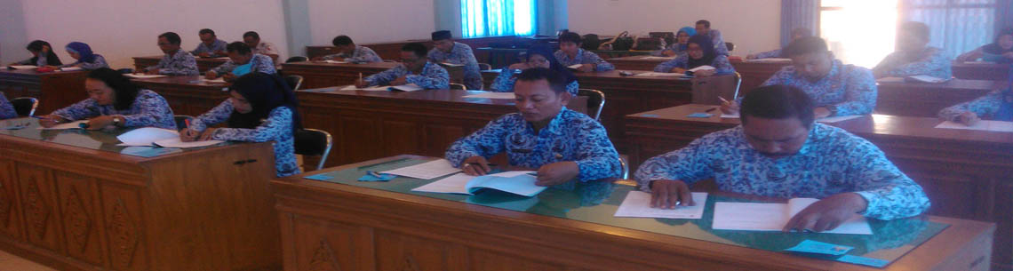 28 PNS Mengikuti Ujian Dinas Tingkat I