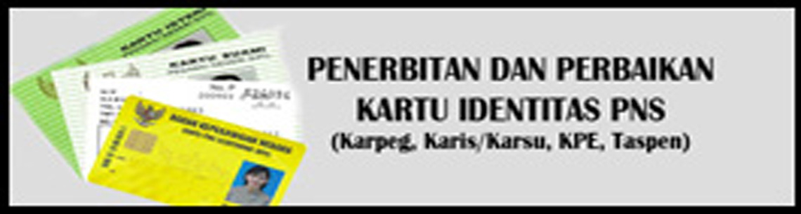 Nominatif Kartu Pegawai, Karis/Karsu dan Taspen yang sudah jadi