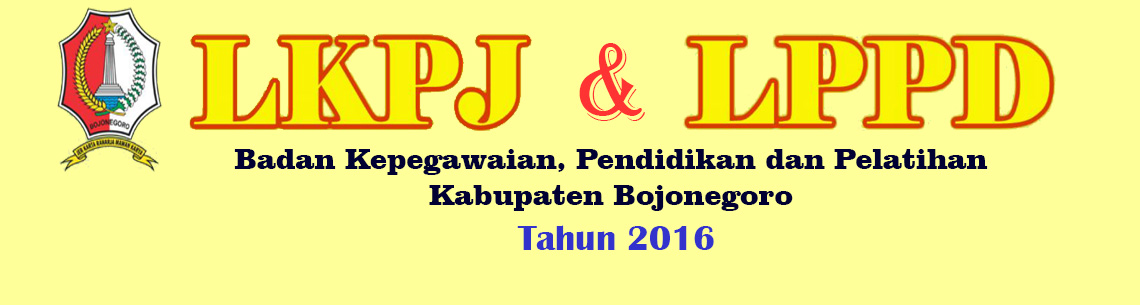 LKPJ dan LPPD Tahun 2016
