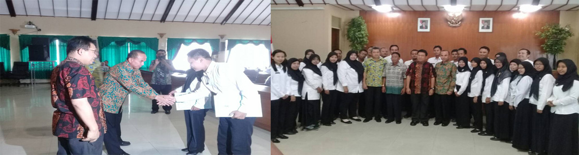 Penyerahan SK CPNS Program THL-TB Penyuluh Pertanian