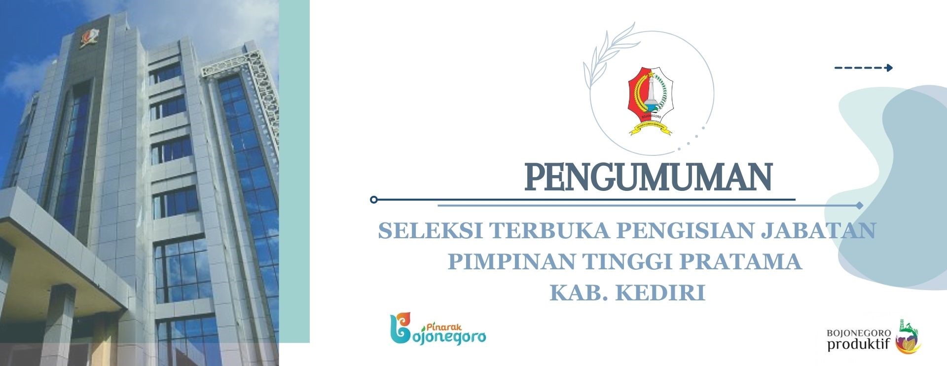 Pengumuman Seleksi Terbuka JPTP di Lingkungan Pemerintah Kabupaten Kediri Tahun 2023
