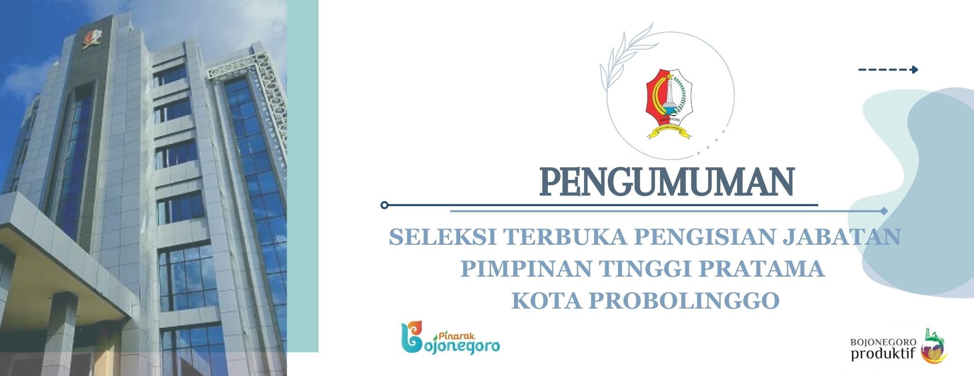 Pengumuman Seleksi Terbuka JPTP di Lingkungan Pemerintah Kota Probolinggo Tahun 2023