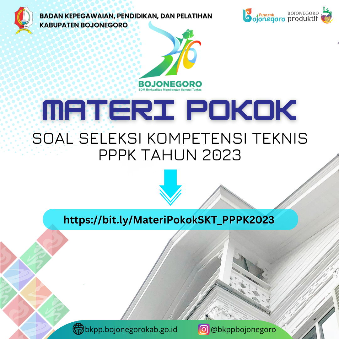 Materi Pokok Soal Seleksi Kompetensi Teknis dengan CAT untuk Pengadaan PPPK Tahun 2023