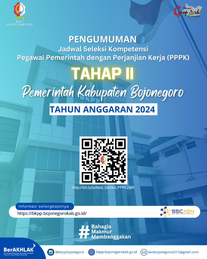 Pengumuman Jadwal Seleksi Kompetensi PPPK Tahun 2024 Tahap II