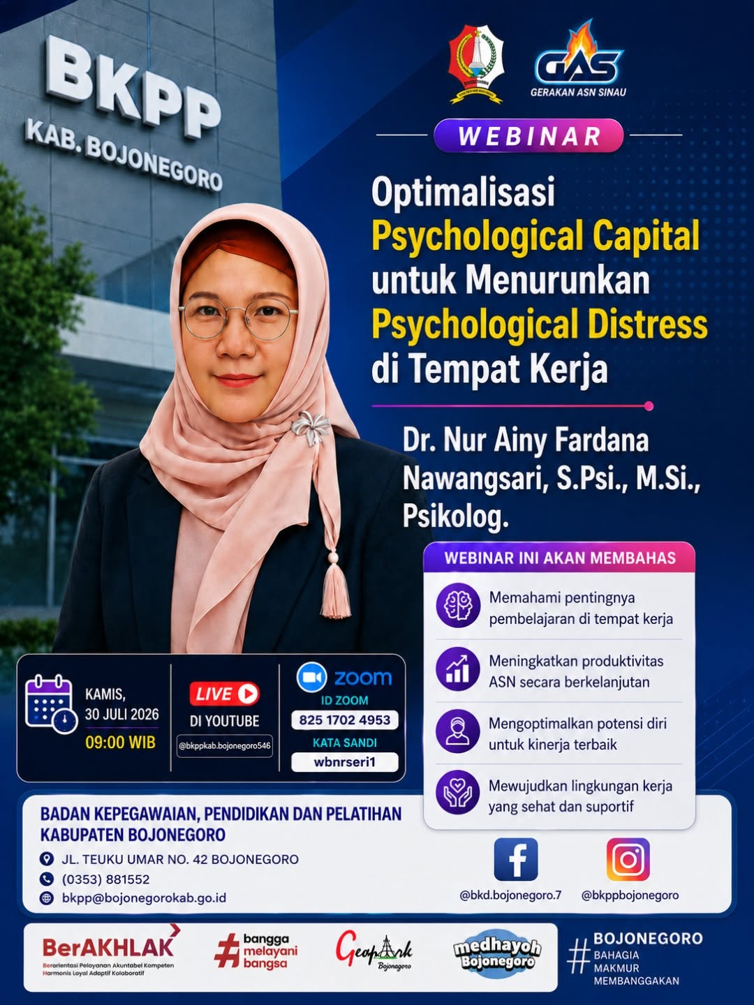 Webinar Seri I : Optimalisasi Psychological Capital